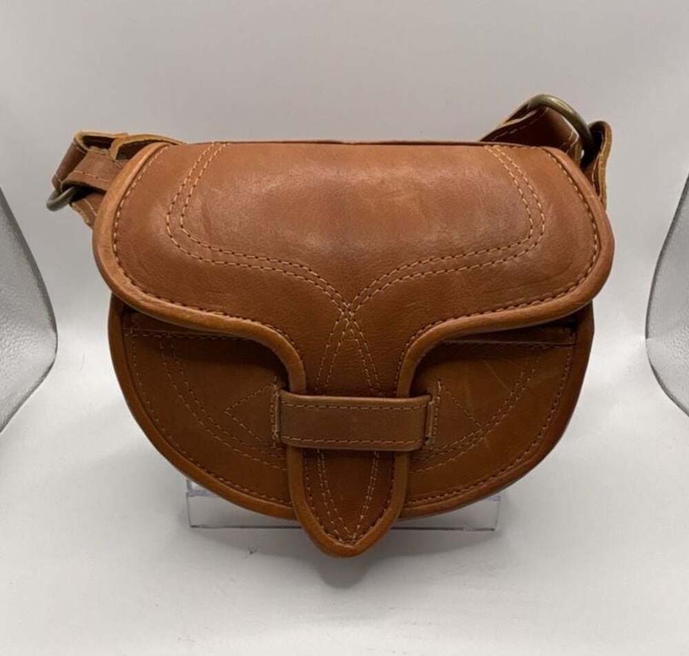 Vintage Handcrafted Leather Colombian Carriel Saddle Bag